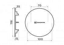 картинка, Декоративный элемент для корзинчатого вентиля Omoikiri DEC-GB