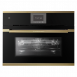 Компактный духовой шкаф с микроволнами Kuppersbusch CBM 6550.0 S4 Gold фото, картинка