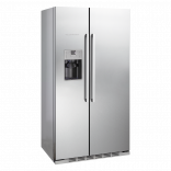 Отдельностоящий холодильник с морозильной камерой Side-by-Side Kuppersbusch KEI 9750-0-2 T сталь фото, картинка